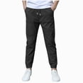 thumbnail image 1 of Gibobby Boys Pants Little Sweatpants Hiking Cargo Pants Little Baby Boys 12 Months 2T 3T 4T 5T Quick Dry Joggers Kids Pull On Toddler Jogger Pants(6-7 Years,Black), 1 of 8