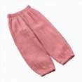 thumbnail image 1 of Gibobby Boys Pants Toddler Boys Pants Lightweight Trousers 12 Months 2T 3T 4T 5T Kids Winter Casual Solid Sweatpants With Drawstring Toddler Pull On Pants(3-4 Years,Pink), 1 of 6
