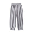 thumbnail image 1 of Gibobby Boys Sweatpants Athletic Workout Kids Clothes Boys Joggers with Zipper Pocket and Drawstring(Light Gray,5-6 Years), 1 of 6