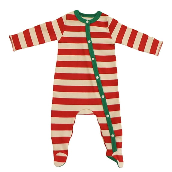 Gibobby Christmas Baby Boy Girl Outfits Letter Romper Shirt Pants Hat 1St Christmas Clothes Set(Red,3-6 Months)