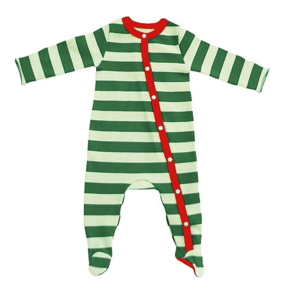 Gibobby Christmas Baby Boy Girl Outfits Newborn Infant Letter Romper Shirt Pants Hat 1St Christmas Clothes Set(Green,0-3 Months)