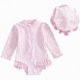thumbnail image 1 of Gibobby Girls One Piece Swimsuits Summer UPF 50+ Quick Dry 2T 3T 4T 5T 6T Beach Bathing Suit Cross Shoulder Strap Swimwear(2-3 Years,Pink), 1 of 6
