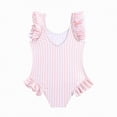 thumbnail image 1 of Gibobby Girls One Piece Swimsuits Summer UPF 50+ Quick Dry 2T 3T 4T 5T 6T Beach Bathing Suit Cross Shoulder Strap Swimwear(3 Years,Pink), 1 of 7
