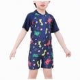 thumbnail image 1 of Gibobby Girls One Piece Swimsuits Summer UPF 50+ Quick Dry 2T 3T 4T 5T 6T Beach Bathing Suit Cross Shoulder Strap Swimwear(7-8 Years,Dark Blue), 1 of 5
