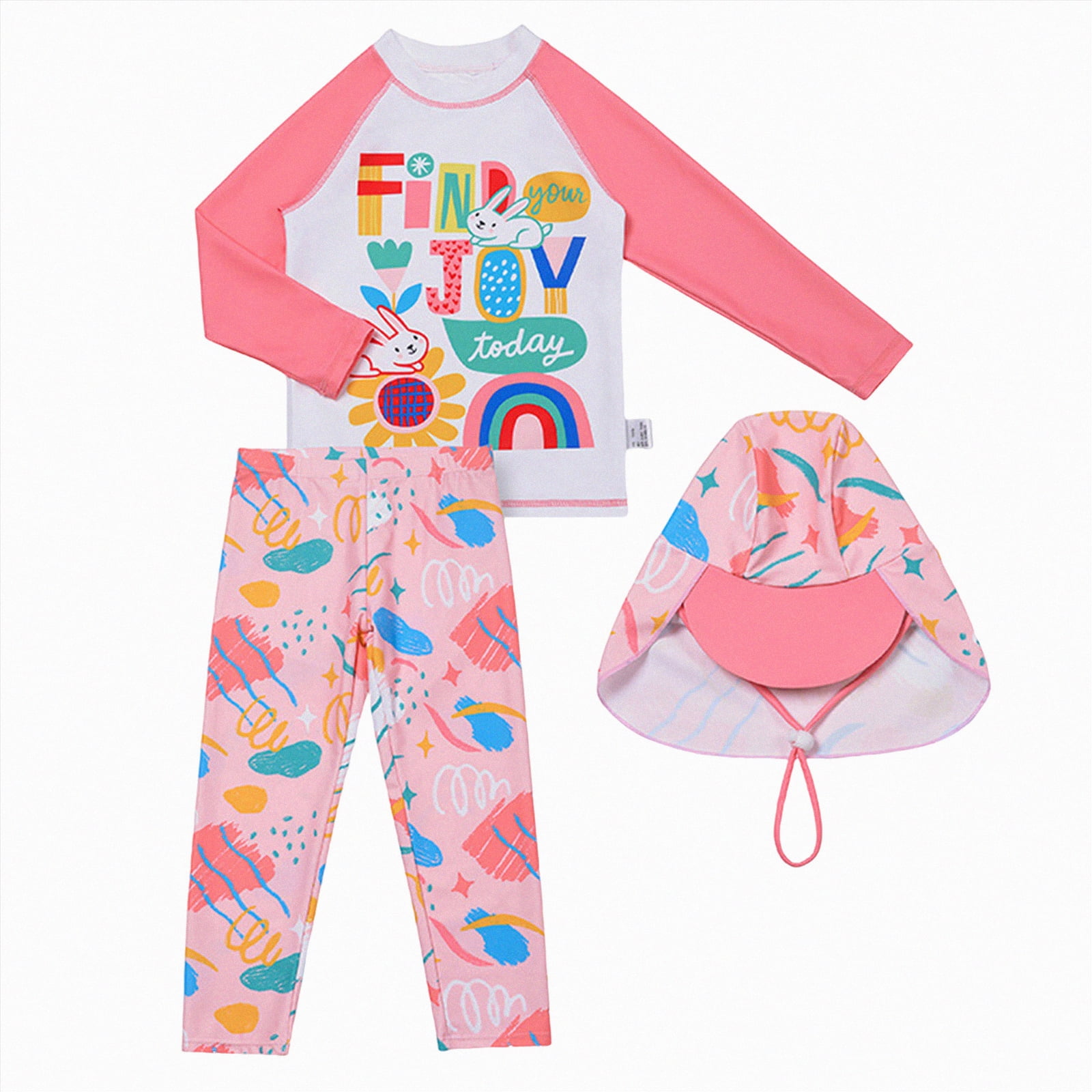 Gibobby Girls Summer Swimsuit Girls' One-Piece Swimwear Girls Cute ...