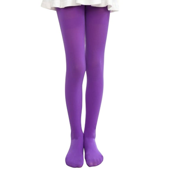 Gibobby Girls Winter Warm Fleece Lined Tights Thick Dance Tights Winter Knit Warm Newborn Pants Stockings(PP1,6-8 Years)