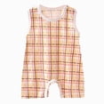 thumbnail image 1 of Gibobby Infant Baby Boys Girls Cotton Jumpsuit Summer Sleeveless Romper Toddler Overalls Clothing Set Summer Outfit 1 PC(6-12 Months,Light Pink), 1 of 4