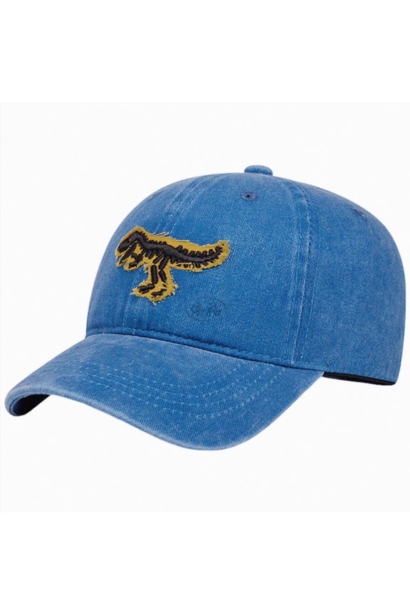 Kids Boys Girls Baseball Cap Dinosaur Pattern Adjustable Breathable Toddler Sun Hat Infant Summer Outdoor Play Cap by Age 12 18 Months 1-4T(One Size,Blue)