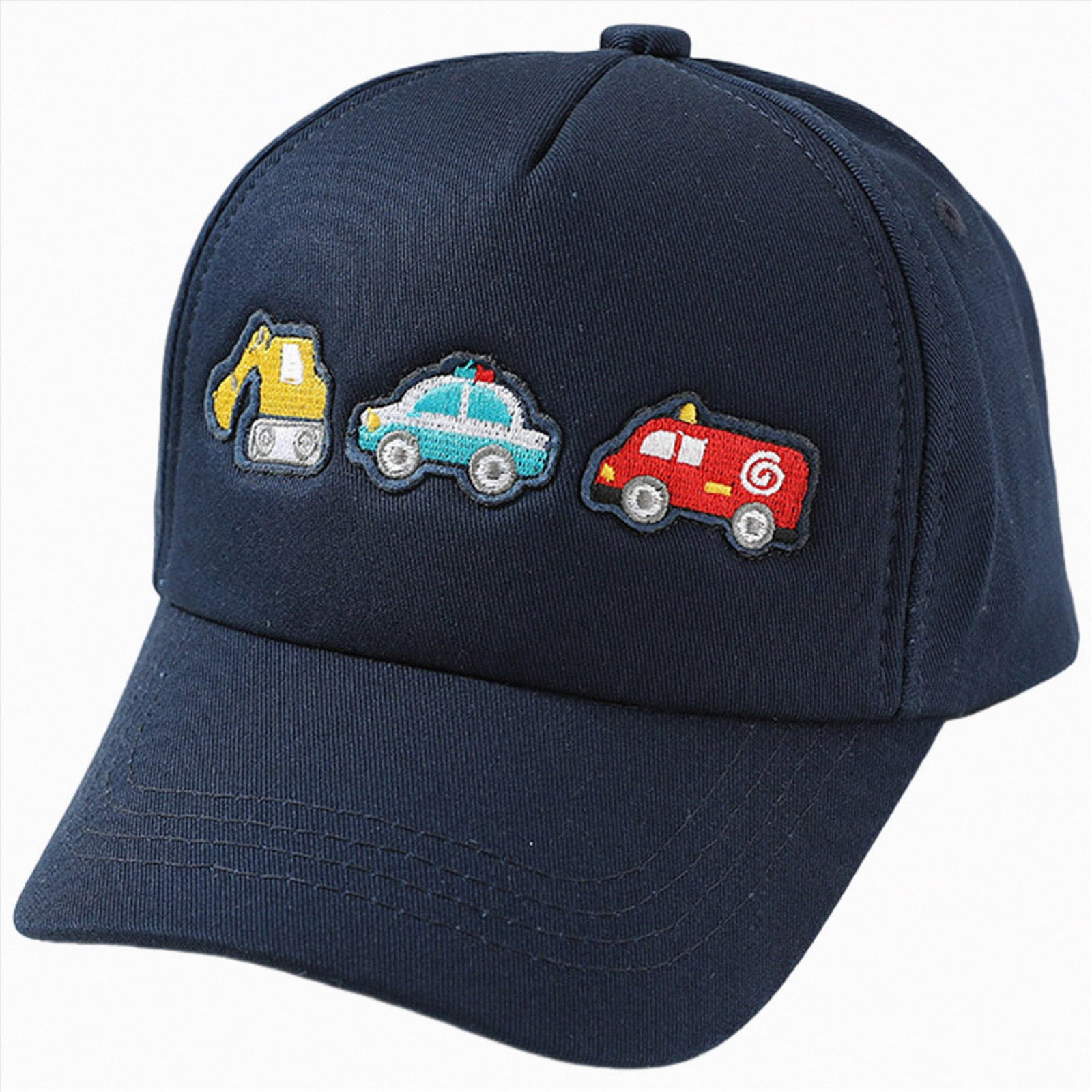 3t Cap Gibobby Kids Cartoon Baseball Caps Excavator Cars Pin Pattern ...