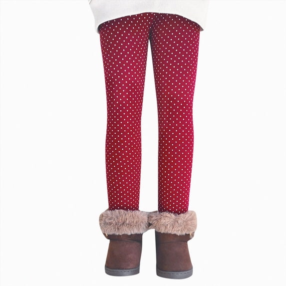 Gibobby Kids Girls Leggings Footless Cotton Skinny Thin Leggings Toddler Girls Solid Stretch Trousers Tights(10-11 Years,Wine)