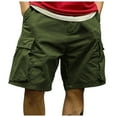 thumbnail image 1 of Gibobby Men's Classic Cargo Shorts, Waterproof Hiking Shorts Loose Fit Cargo Short with Multi Pockets(AG,XL), 1 of 7