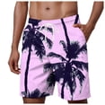 thumbnail image 1 of Gibobby Men's Swim Trunks Long Bathing Suits with Mesh Lining and Pockets Quick Dry Beach Board Shorts(XXL,Purple), 1 of 5