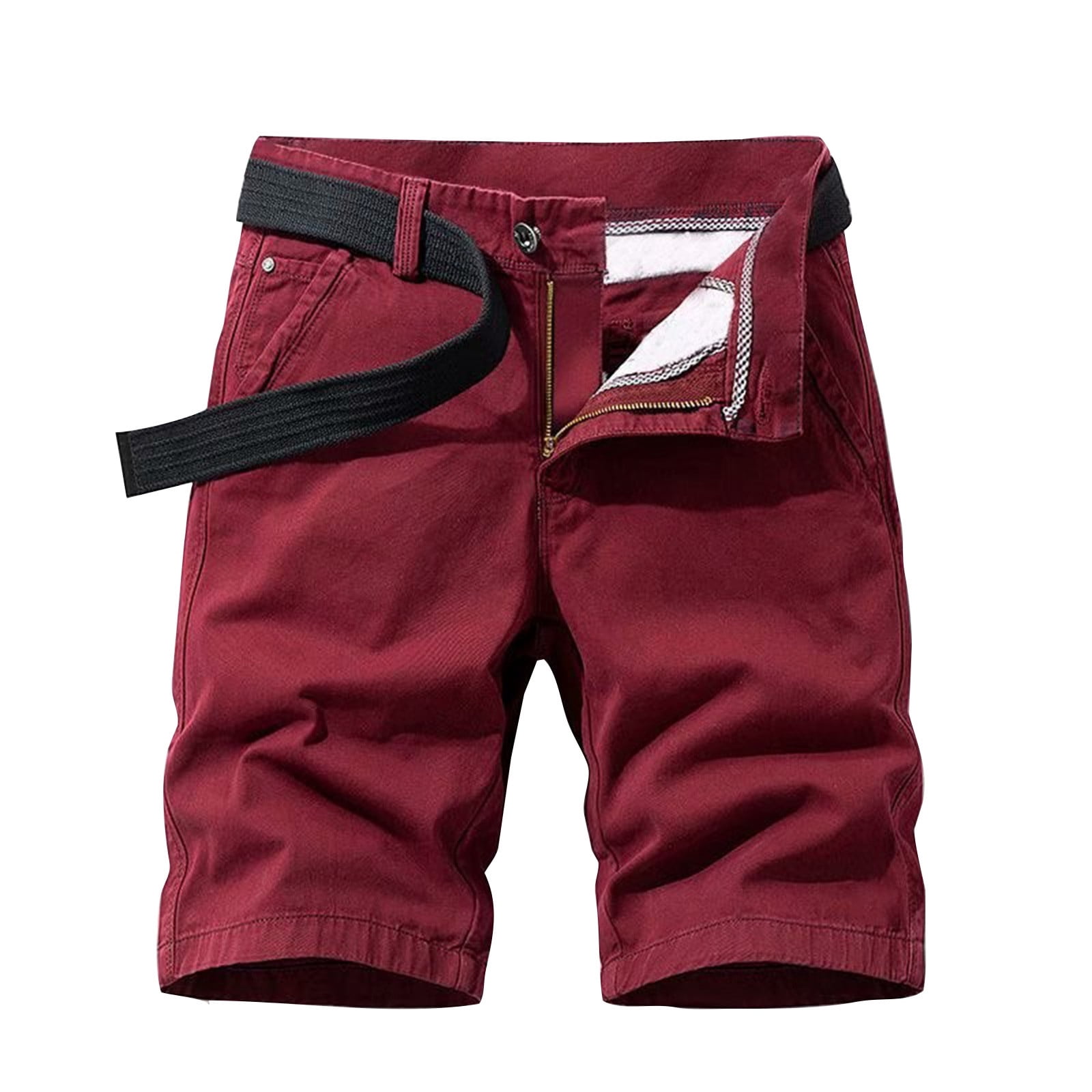 Gibobby Mens Cargo Shorts Long Capri Below The Knee Shorts Relaxed Fit ...