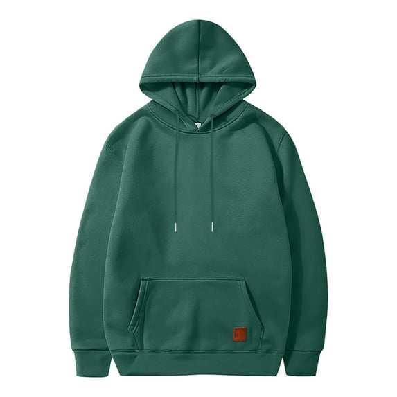 Gibobby Mens Hoodie Sweatshirt Zip Up Hooded Sweatshirts Soft Casual Hoodies(Dark Green,XL)