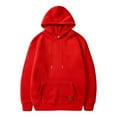 thumbnail image 1 of Gibobby Mens Hoodie Sweatshirt Zip Up Hooded Sweatshirts Soft Casual Hoodies(Red,3XL), 1 of 4