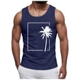 thumbnail image 1 of Gibobby Mens Workout Tank Tops Sleeveless Muscle Gym T Shirts Baseball Cut Off Raglan Sleeve Color Block Tees(L,Dark Blue), 1 of 5
