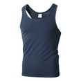thumbnail image 1 of Gibobby Mens Workout Tank Tops Sleeveless Muscle Gym T Shirts Baseball Cut Off Raglan Sleeve Color Block Tees(L,Navy), 1 of 6