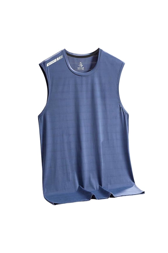 Mens Workout Tank Tops Sleeveless Muscle Gym T Shirts Baseball Cut Off Raglan Sleeve Color Block Tees(XXXXXL,Blue)