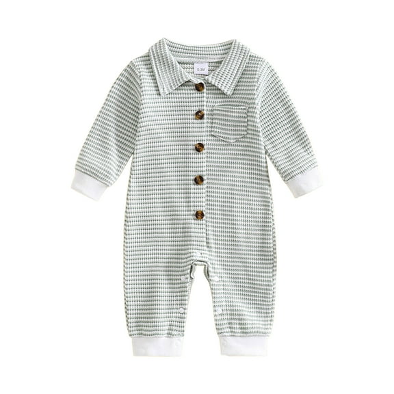 Gibobby Newborn Baby Bear Outfit Suit with Fold-Over Mittens Footies Girls Boys Winter Fleece Clothes Hooded Romper Snowsuit(Green,0-3 Months)