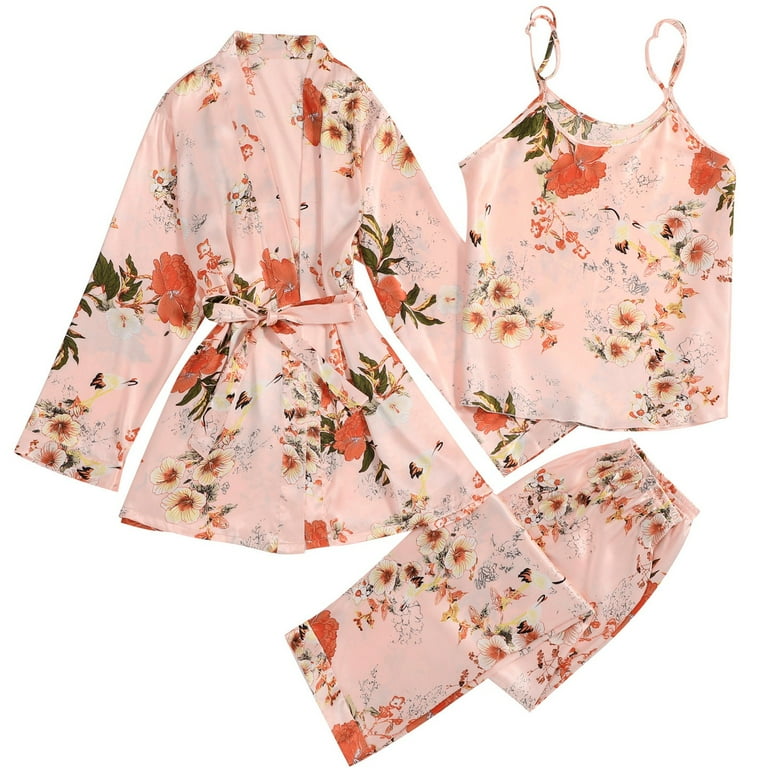 Gibobby Pajama Sleepwear Silk Nightgown for Girls Size 14-16