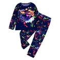 thumbnail image 1 of Gibobby Pajamas for Boys Cute Black Gamer Long Sleeve and Pants Sleepwear 2-pieces Big Kids PJS Clothes(Red,5-6 Years), 1 of 2