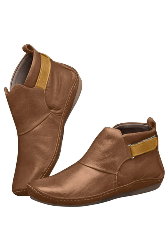 Steel Toe Boots For Women's Patent Leather Boots