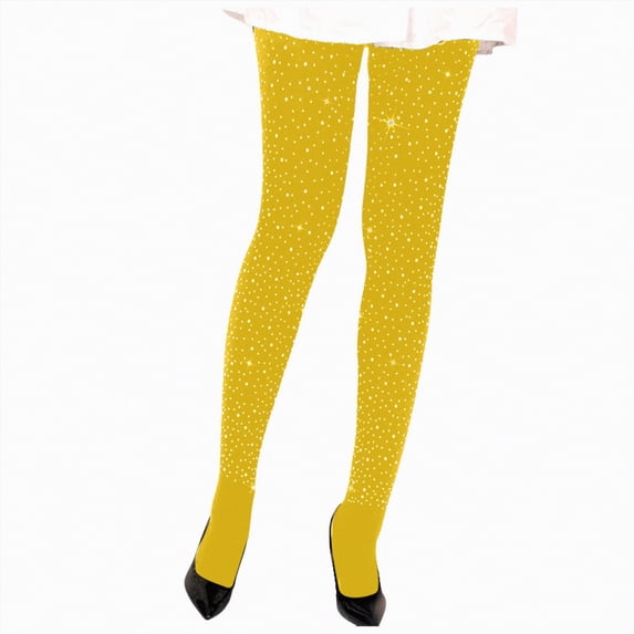 Gibobby Stockings For Women Thigh High Stockings for Women Lace Top Back Seam Sheer Pantyhose Nylon Stay Up Sexy Tights stockings stockings(One Size,Yellow)
