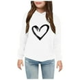 thumbnail image 1 of Gibobby Sweatshirt Kids Crewneck Long Sleeve Fleece Sweatshirt Pullover Cotton Tops for Boys or Girls(White,8-9 Years), 1 of 6