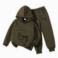 thumbnail image 1 of Gibobby Toddler Baby Boy Clothes Fall Winter Outfit,Baby Boys Outfit 2PCS Thermal Set Thickened Autumn And Winter Home Wear Boy Clothing(5-6 Years,AG), 1 of 5