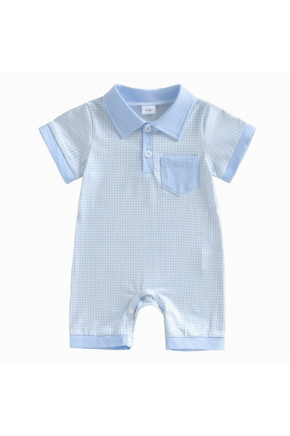 Toddler Baby Girl Clothes Summer Romper Solid Color Sleeveless Short Jumpsuit Pants with Pockets Kids Summer Outfits 1 PC(3-6 Months,Blue)