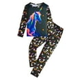 thumbnail image 1 of Gibobby Toddler Baby Girl Fall Outfits Long Sleeve Floral Sweatshirt + Pants Sets Toddler Girl Winter Clothes(Blue,4-5 Years), 1 of 7