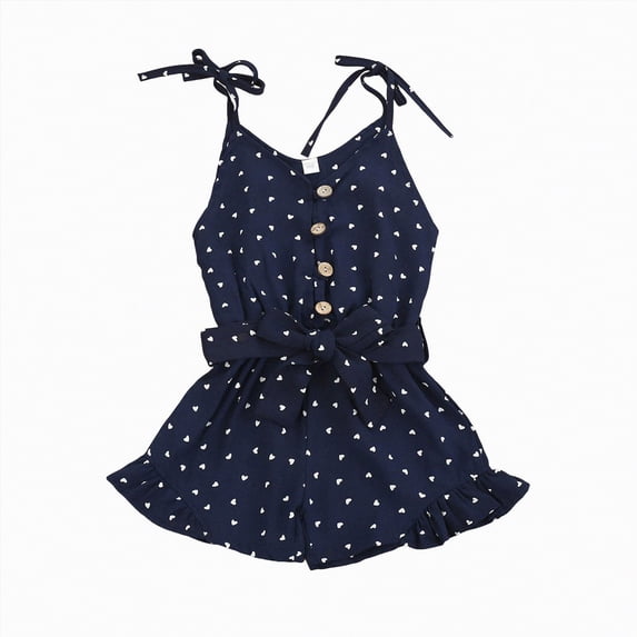 Gibobby Toddler Baby Girl Farm Outfit Chickens Romper Bell Bottoms Boho Overalls Jumpsuit Flare Pants One Piece Summer Clothes(12-18 Months,Blue)