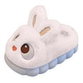 thumbnail image 1 of Gibobby Kids Fuzzy Warm Soft Boot Slipper Non-Slip House Shoes Outdoor Indoor Winter Knitted Cozy Warm Girls Boys Slipper(White,2.5-3 Years), 1 of 5