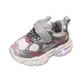 thumbnail image 1 of Gibobby Toddler Boys Girls Light Up Shoes LED Flashing Lightweight Mesh Breathable Adorable Running Sneakers for Toddler and Little Kid(Hot Pink,2.5-3 Years), 1 of 5