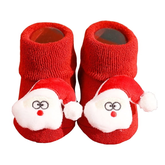 Gibobby Toddler Boys Girls Socks Girls Socks Kids Pink Crew Athletic Socks with Hearts Striped Pairs for Children(0-6 Months,Red)