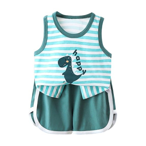 Gibobby Toddler Boys Toddler Boy Summer Outfits Short Sleeve Button UP T Shirt Tops Casual Shorts Sets Baby 2T 3T 4T 5T Clothes Toddler Boy Summer Outfits 2PC(12-18 Months,Mint Green)