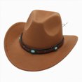 thumbnail image 1 of Gibobby Toddler Cowboy Hat Western Cowgirl Hat 3T 4T 5T 6T 7T 8T Unisex For Boys Girls Kids Classic Ranch Cowboy Hat Outdoor Dress Up Cap,Khaki, 1 of 5