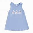 thumbnail image 1 of Gibobby Toddler Girl Dress Girl's Dresses Ruffle Sleeve 12 18 24 Months 2T 3T 4T 5T Swing A-Line Cute Gibobby Casual Sundress(12-18 Months,Blue), 1 of 7