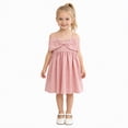 thumbnail image 1 of Gibobby Toddler Girl Dress Little Girls Short Sleeve Dresses 12 18 24 Months 2T 3T 4T 5T Summer Casual Skater Swing Twirly Sundress(6-7 Years,Red), 1 of 9