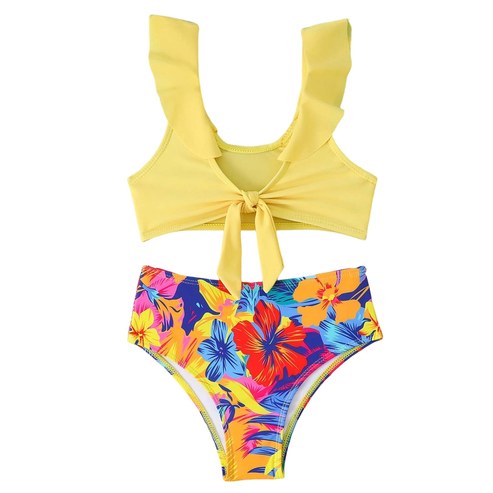 Gibobby Toddler Girl Swimsuit Girls Swimsuit 2 Piece Criss Cross ...
