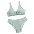 thumbnail image 1 of Gibobby Toddler Girl Swimsuit Girls Swimsuit 2 Piece Criss Cross Tankini Sets Ruffle Bathing Suit with Adjustable Strap Girls' Swimwear(8-9 Years,Light Blue), 1 of 7