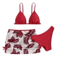 thumbnail image 1 of Gibobby Toddler Girl Swimsuit Girls Swimsuit Set, One Piece Bathing Suit and Coverup Skirt, Swimwear for Kids(12-13 Years,Red), 1 of 4