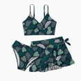 thumbnail image 1 of Gibobby Toddler Girl Swimsuit Kid Girl Swimsuit Tankini Set 2PC Bathing Suit for Girls Tropical Girls' Full Coverage Swimwear Shorts Set(12-13 Years,Dark Green), 1 of 4