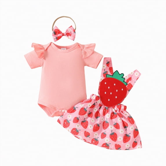 Gibobby Toddler Girls 2pcs Little Girl Shorts Set Toddler Short Sleeve Heart Print T Shirt Tops + Shorts 4T 5T 6T 7T Kids Casual Summer Clothes,3-6 Months,Red