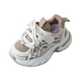 thumbnail image 1 of Gibobby Toddler/Little Kid Boys Girls Lightweight Breathable Sneakers Strap Athletic Tennis Shoes for Running Walking(Khaki,5-5.5 Years), 1 of 9