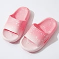 thumbnail image 1 of Gibobby Toddler Little Kids Cartoon Beach/Pool/Shower Slides/Anti-Skid Home Bath Slippers/Cute Summer Shoes for Girls and Boys(Pink,2.5-3 Y), 1 of 5