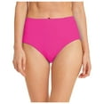 thumbnail image 1 of Gibobby Women Low Rise Bikini Bottoms - Full Coverage Ruched Bathing Suit Swim Bottom Swimsuits Swimwear(Hot Pink,L), 1 of 5