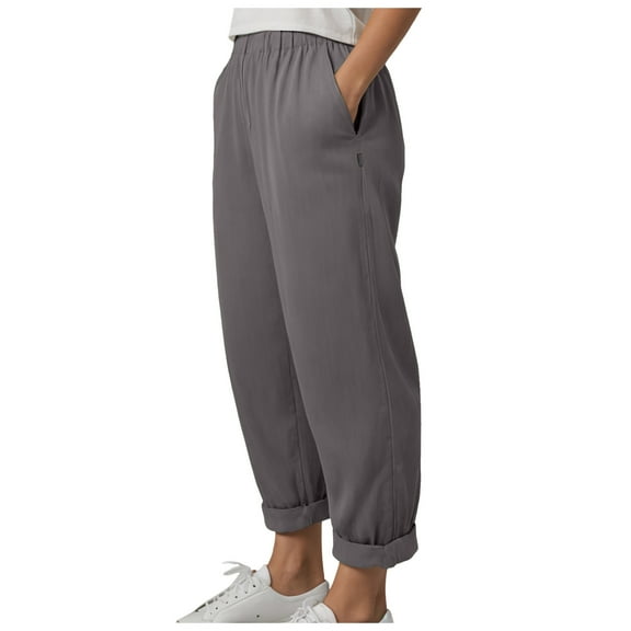 Gibobby Women Sweatpants Casual Wide Leg Drawstring Athletic Fit Lounge joggers Pants Trousers with Pockets(Grey,4XL)
