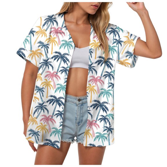 Gibobby Womens Button Up Shirts Long Sleeve Dress Linen Shirts Casual Collared Cotton Button Up Blouses Oversized Tops with Pockets(Yellow,L)