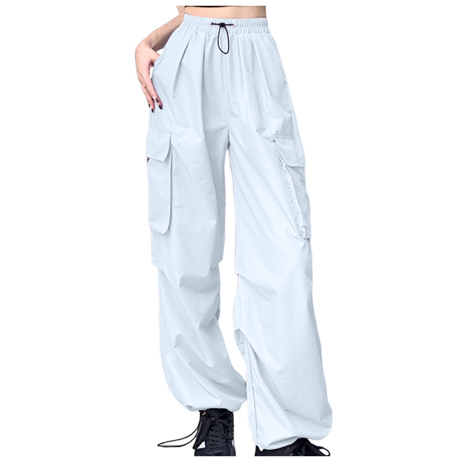 Womens Hiking Pants UPF 50+ Quick Dry Parachute Cargo Joggers